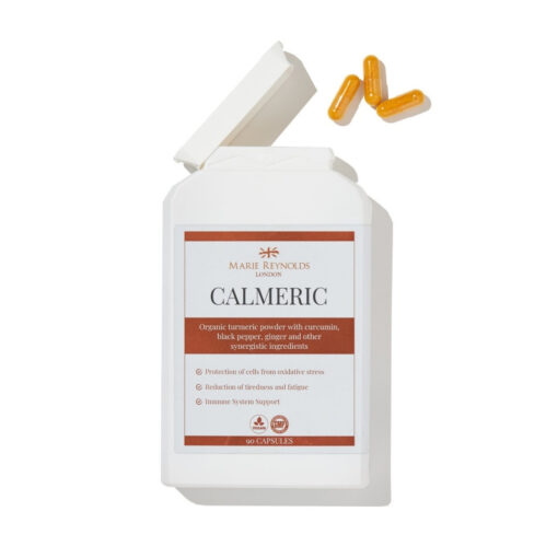 Marie Reynolds Calmeric Supplements at Pauline Cawley Front